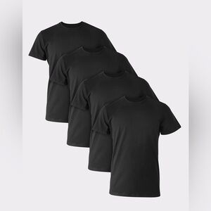 Hanes Classic Black Short Sleeve Tees 4-pack - Men’s